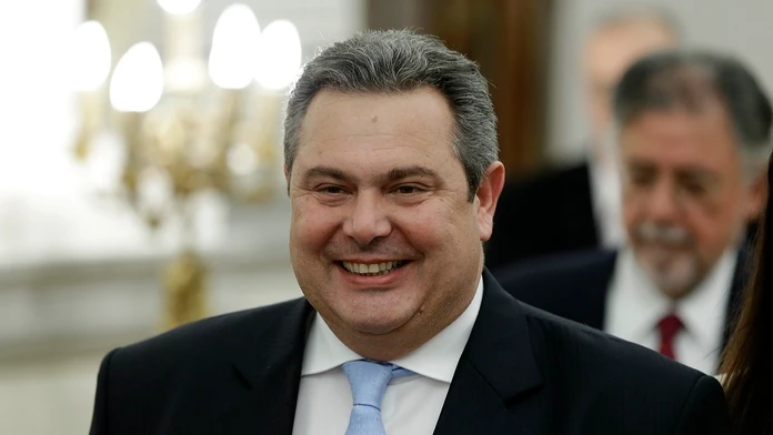 Panos Kammenos, grécky minister financií.
