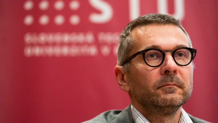 Na snímke dekan Fakulty informatiky a informačných technológií Slovenskej technickej univerzity (STU) Ivan Kotuliak.