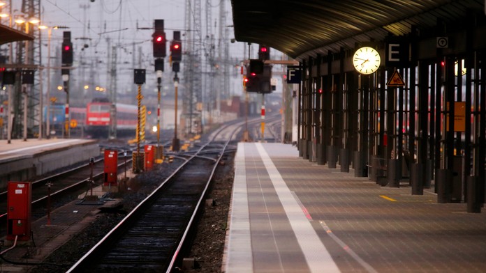 Železničná stanica - ilustračná foto