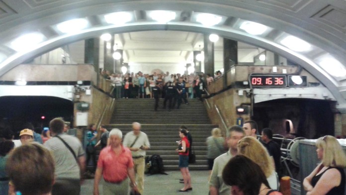 Ilustračná snímka metra v Moskve. 