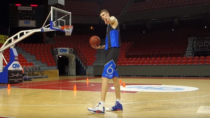 Slovenský basketbalista Michael Fusek.