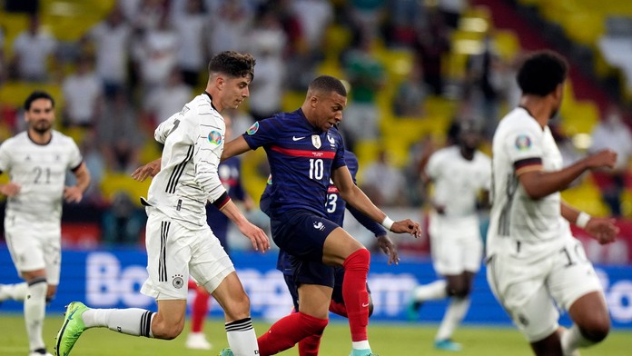 Francúzsko - Nemecko na ME vo futbale 15. júna 2021 v Mníchove.