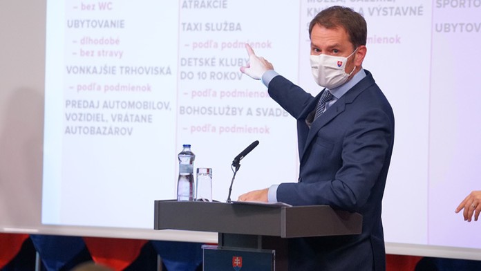 Premiér Igor Matovič.