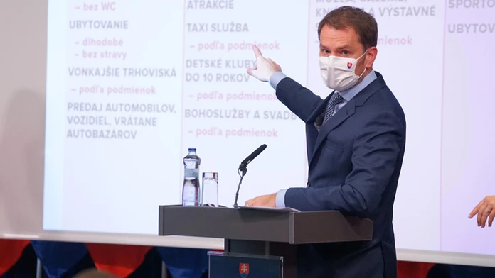 Premiér Igor Matovič.