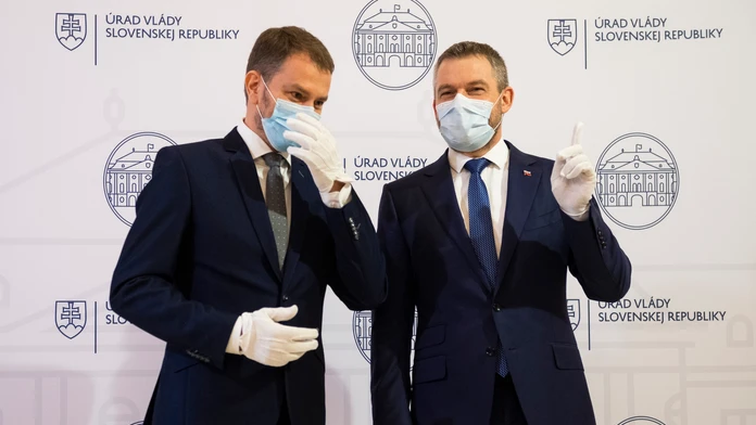 Igor Matovič a Peter Pellegrini 