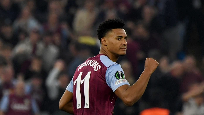 Hráč Aston Villy Ollie Watkins