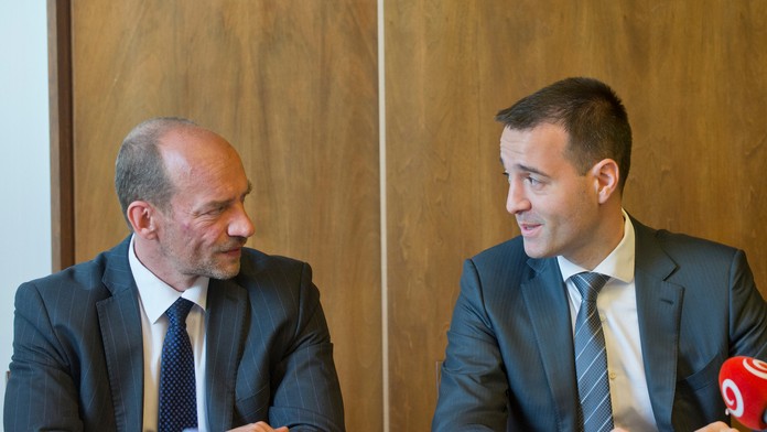 Miroslav Kočan a Tomáš Drucker.