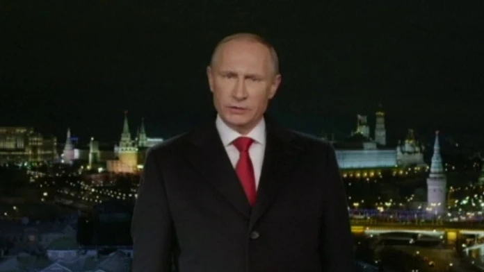 Vladimír Putin, novoročný príhovor.