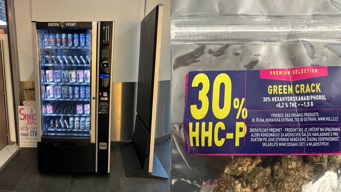 Na snímke je HHC-P, nová legálna droga mladých Slovákov. 