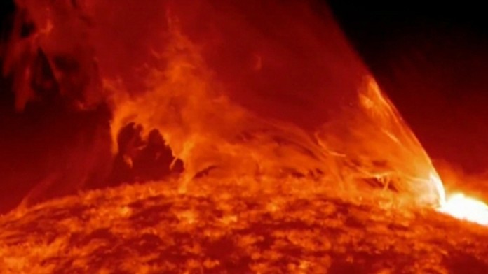 Erupcia na Slnku