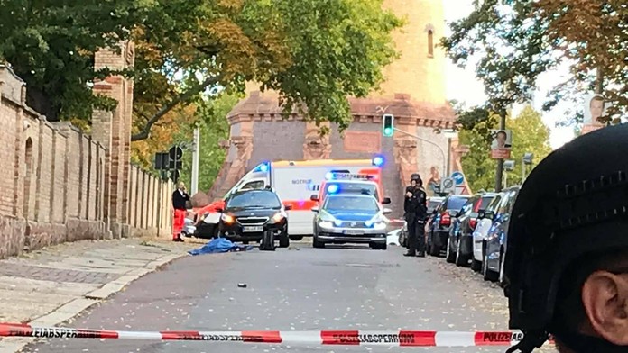 Streľba v nemeckom Halle