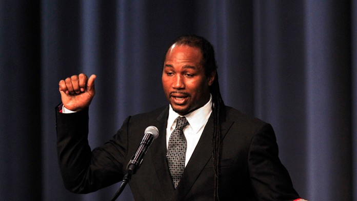 Britský boxer Lennox Lewis.