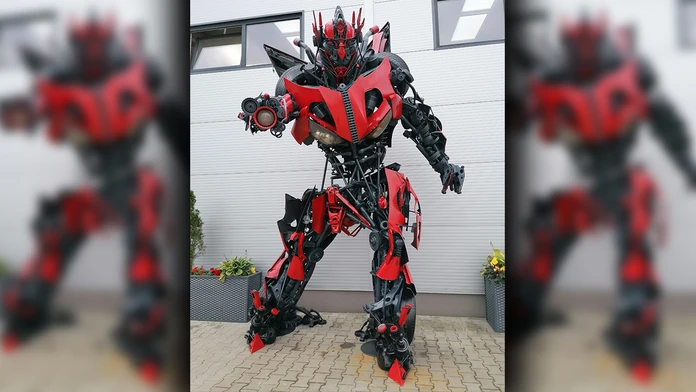 Transformer zo šrotu, ktorého urobili v Humennom.