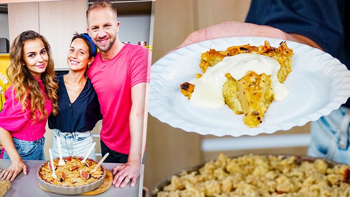 Jablkový koláč či ovocný crumble. Obmedzte cukor a oslaďte si život medovým pečením