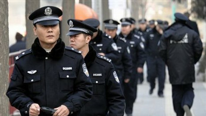 Čínska polícia