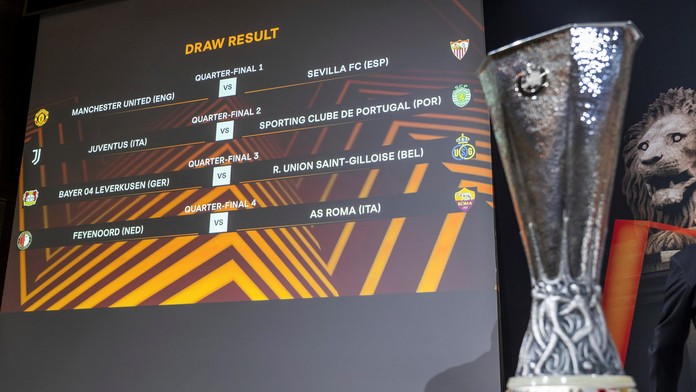 Európska liga: Feyenoord vo štvrťfinále proti AS Rím, šláger United - Sevilla