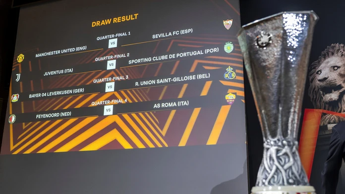 Európska liga: Feyenoord vo štvrťfinále proti AS Rím, šláger United - Sevilla