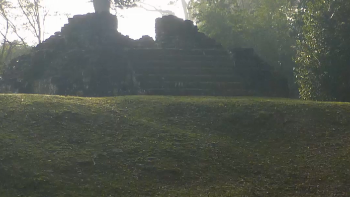 Pyramída sa nachádzala v džungli.