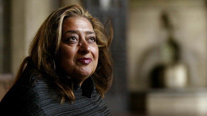 Britská architektka Zaha Hadidová. 