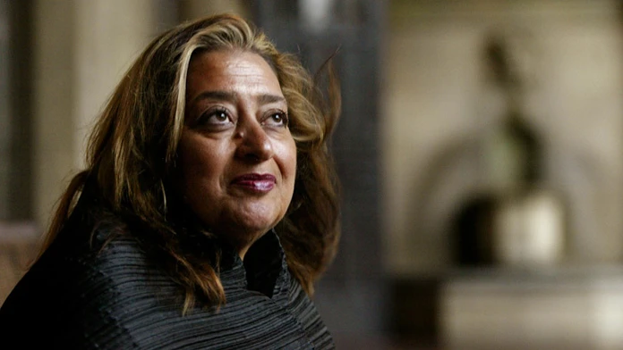 Britská architektka Zaha Hadidová. 