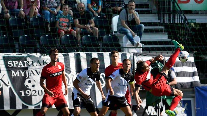 Futbalisti Spartaka Myjava prehrali s rakúskym tímom Admira Wacker Mödling