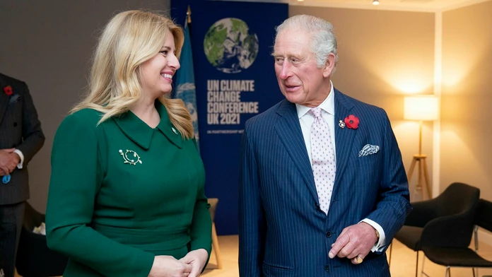 Zuzana Čaputová sa na klimatickom summite COP26 stretla aj s princom Charlesom.