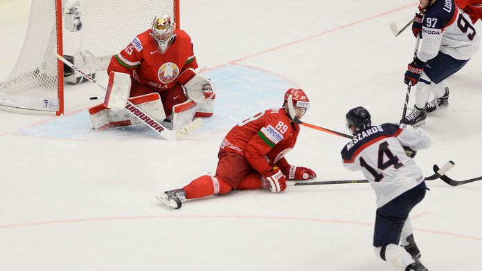 Andrej Meszároš strieľa vyrovnávajúci gól.