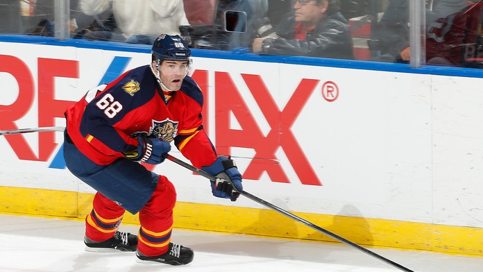 Český útočník Floridy Panthers Jaromír Jágr 