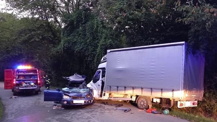 Nehoda v Ľubovci.