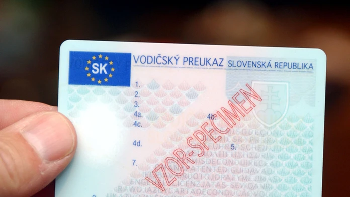 Vodičský preukaz - ilustračná snímka