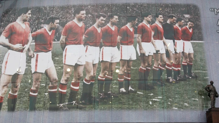 Tím Manchesteru United, ktorý zahynul pri leteckom neštastí v Mníchove roku 1958.