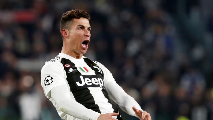 Cristiano Ronaldo z Juventusu Turín oslavuje triumf v odvete osemfinále LM proti Atléticu Madrid.