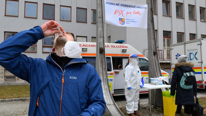 Testovanie na COVID-19.