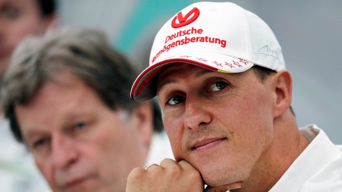 Michael Schumacher na archívnej snímke zo 4. októbra 2012.