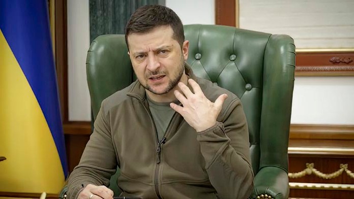 Ukrajinský prezident Volodymyr Zelenskyj.