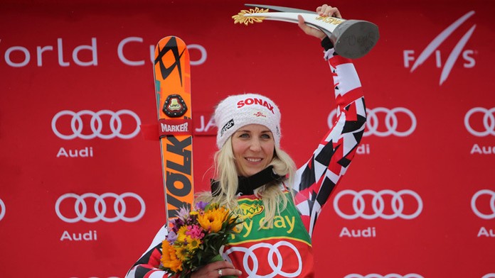 Rakúska reprezentantka Eva-Maria Bremová.