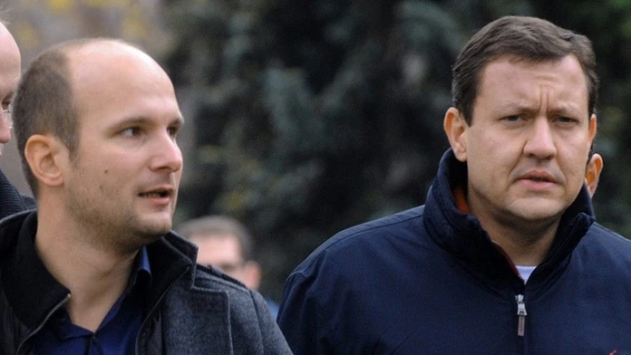 Daniel Lipšic a Gábor Grendel.