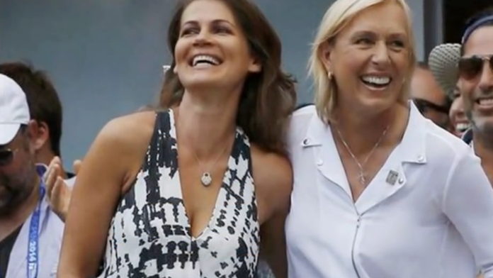 Martina Navrátilová so svojom dlhoročnou priateľkou Júliou Lemingovovou