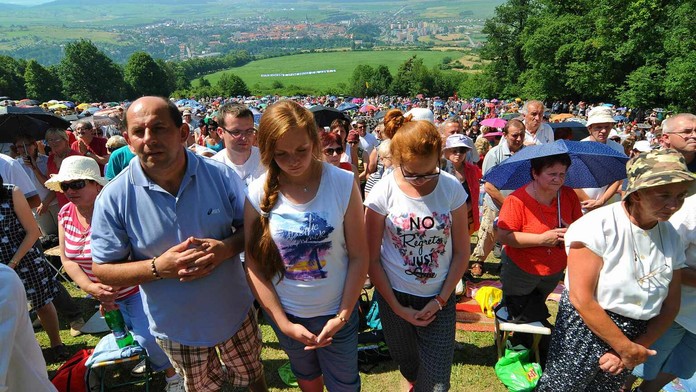 Napriek horúčavám sa púte v Levoči zúčastnili tisícky ľudí