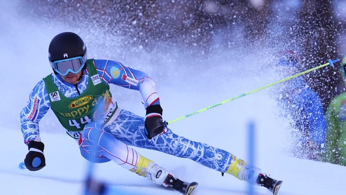 Andreas Žampa počas 1. kola pretekov obrovského slalomu Svetového pohára vo francúzskom Val d'Isere 4. decembra 2016.