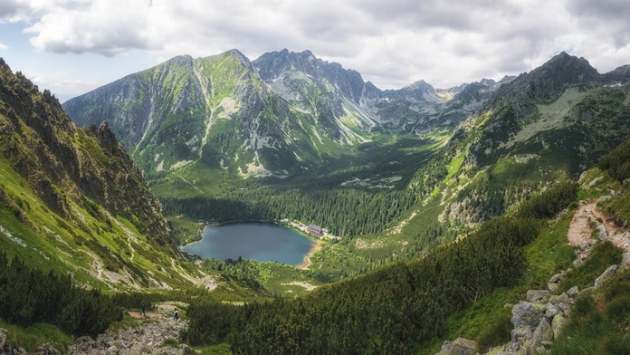 Vysoké Tatry, (Popradské pleso) Slovensko.