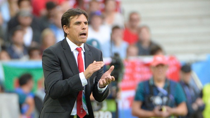 Na snímke kouč Walesu Chris Coleman.