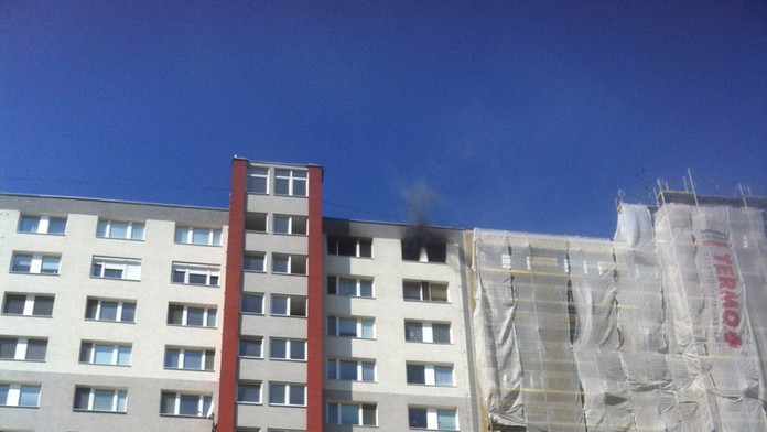 Požiar bytu na Holíčskej ulici