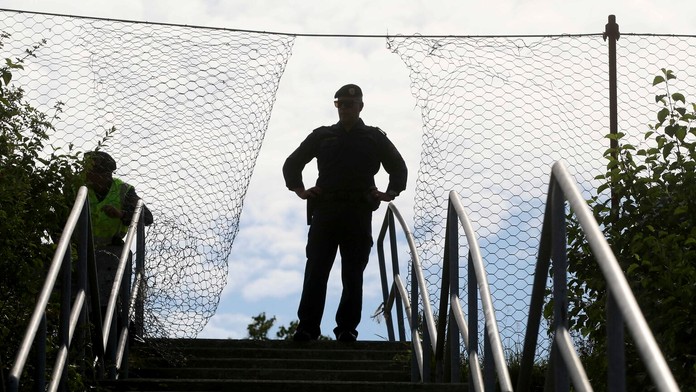 Cvičenie rakúskych bezpečnostných síl na hraniciach so Slovinskom.