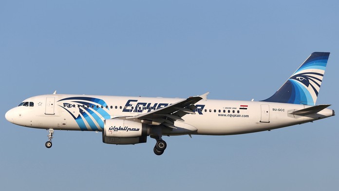 Lietadlo spoločnosti EgyptAir.