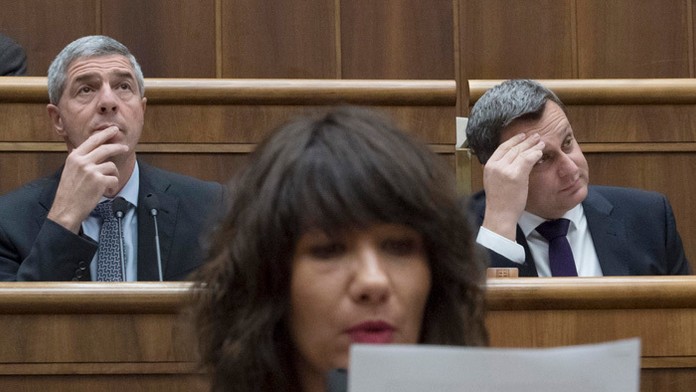 Predsedovia koaličných strán Béla Bugár (Most-Híd) a Andrej Danko (SNS).
