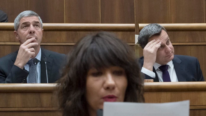 Predsedovia koaličných strán Béla Bugár (Most-Híd) a Andrej Danko (SNS).
