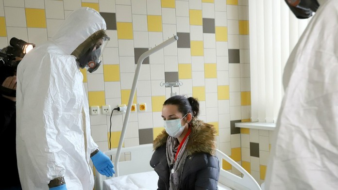 Preventívne cvičenie v nemocnici v Banskej Bystrici.