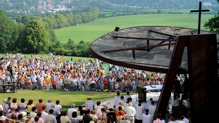 Archívna snímka z Levočskej púte.