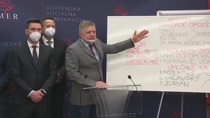 Robert Fico hovorí ho "systéme likvidácie opozície".
